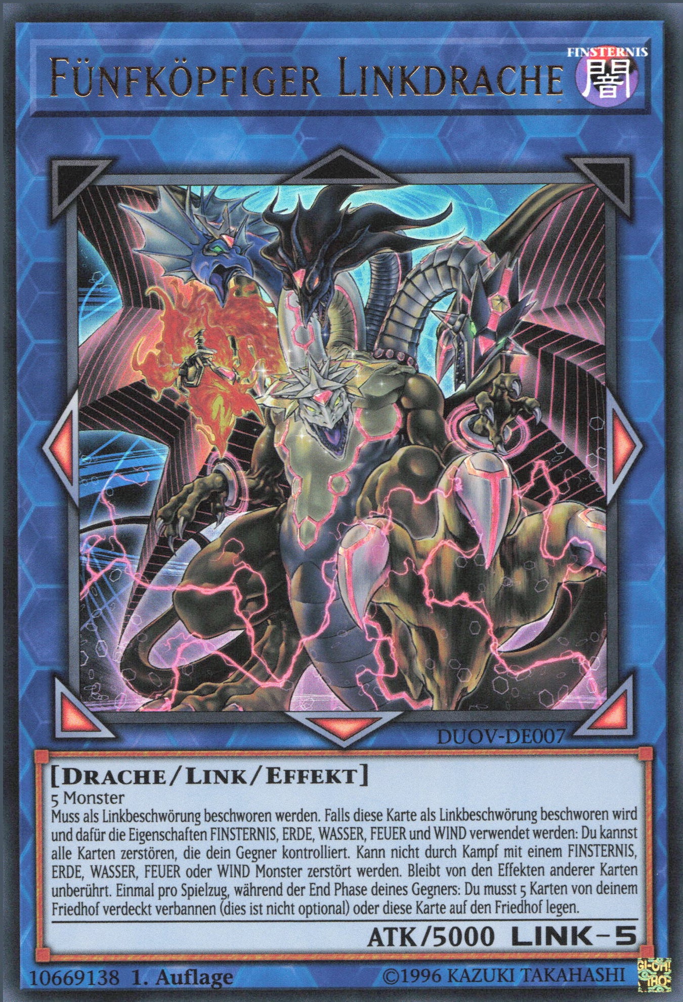Yu-Gi-Oh! Fünfköpfiger Linkdrache