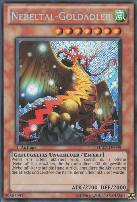 Nebeltal-Goldadler HA02-DE049 Secret Rare