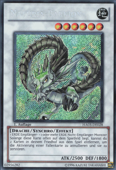 Naturia-Barkion HA03-DE028 Secret Rare