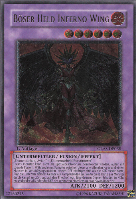 Böser HELD Inferno Wing (V.2) GLAS-DE038 Ultimate Rare