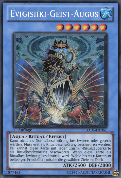 Evgishki-Geist-Augus HA05-DE051 Secret Rare