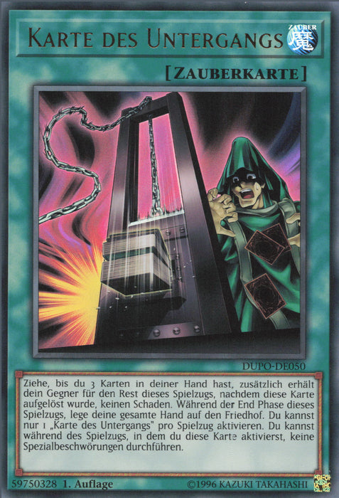 Karte des Untergangs DUPO-DE050 Ultra Rare