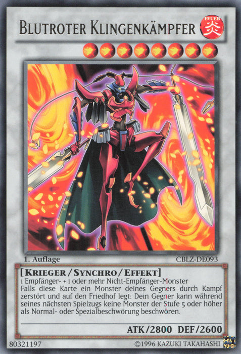 Blutroter Klingenkämpfer CBLZ-DE093 Rare