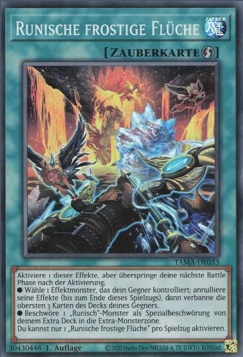 Runische frostige Flüche TAMA-DE033 Super Rare