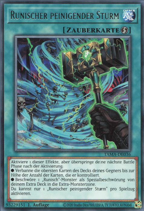 Runischer peinigender Sturm TAMA-DE036 Rare