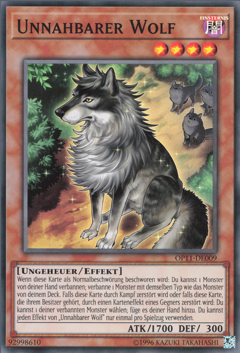 Unnahbarer Wolf OP11-DE009 Super Rare