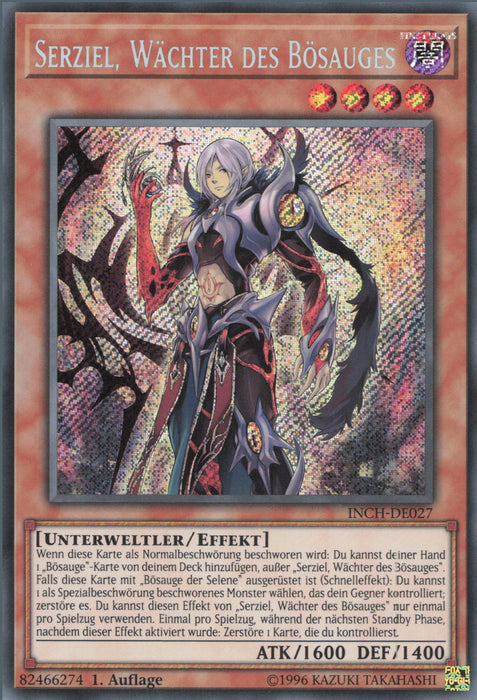 Serziel, Wächter des Bösauges INCH-DE027 Secret Rare