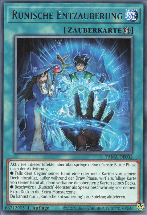 Runische Entzauberung TAMA-DE032 Rare