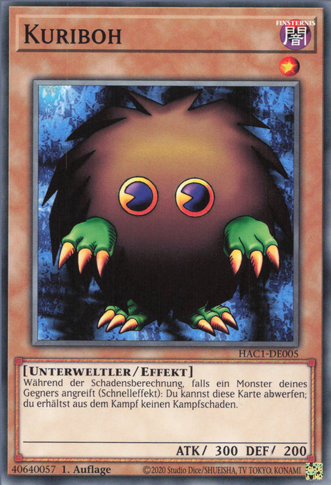 Kuriboh (V.1) HAC1-DE005 Common