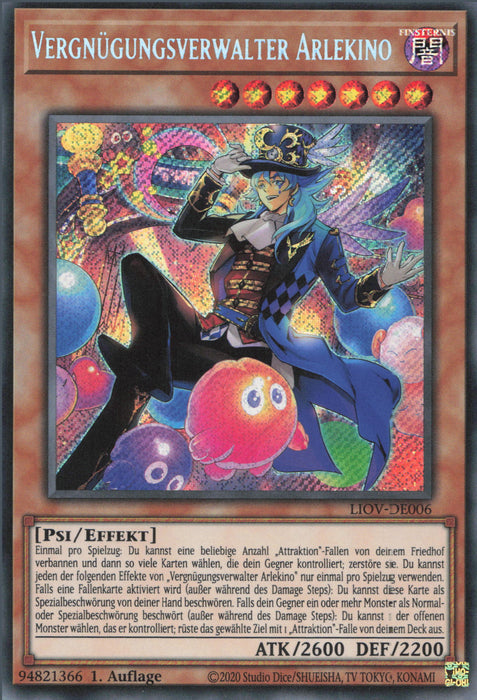 Vergnügungsverwalter Arlekino LIOV-DE006 Secret Rare