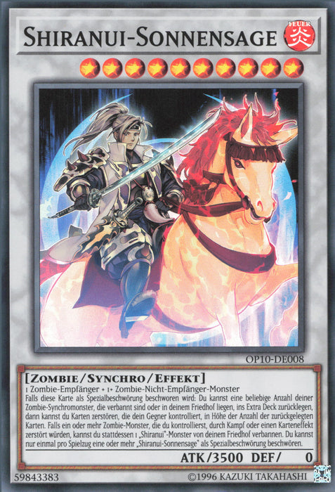 Shiranui-Sonnensage OP10-DE008 Super Rare