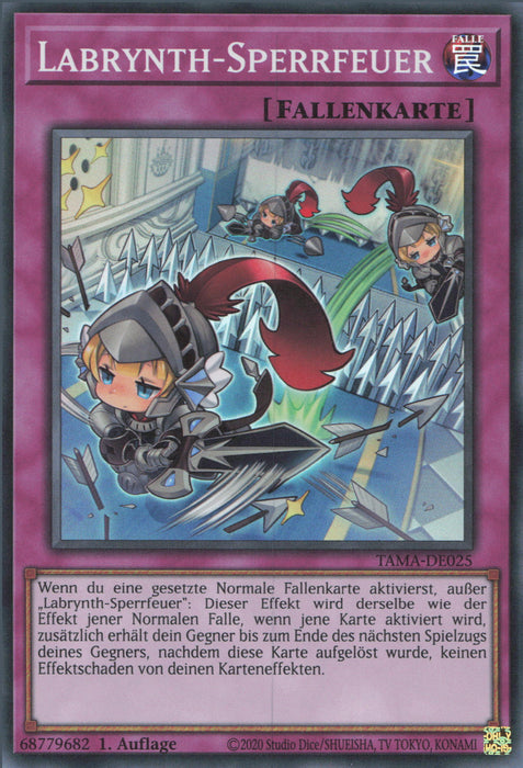 Labrynth-Sperrfeuer TAMA-DE025 Super Rare