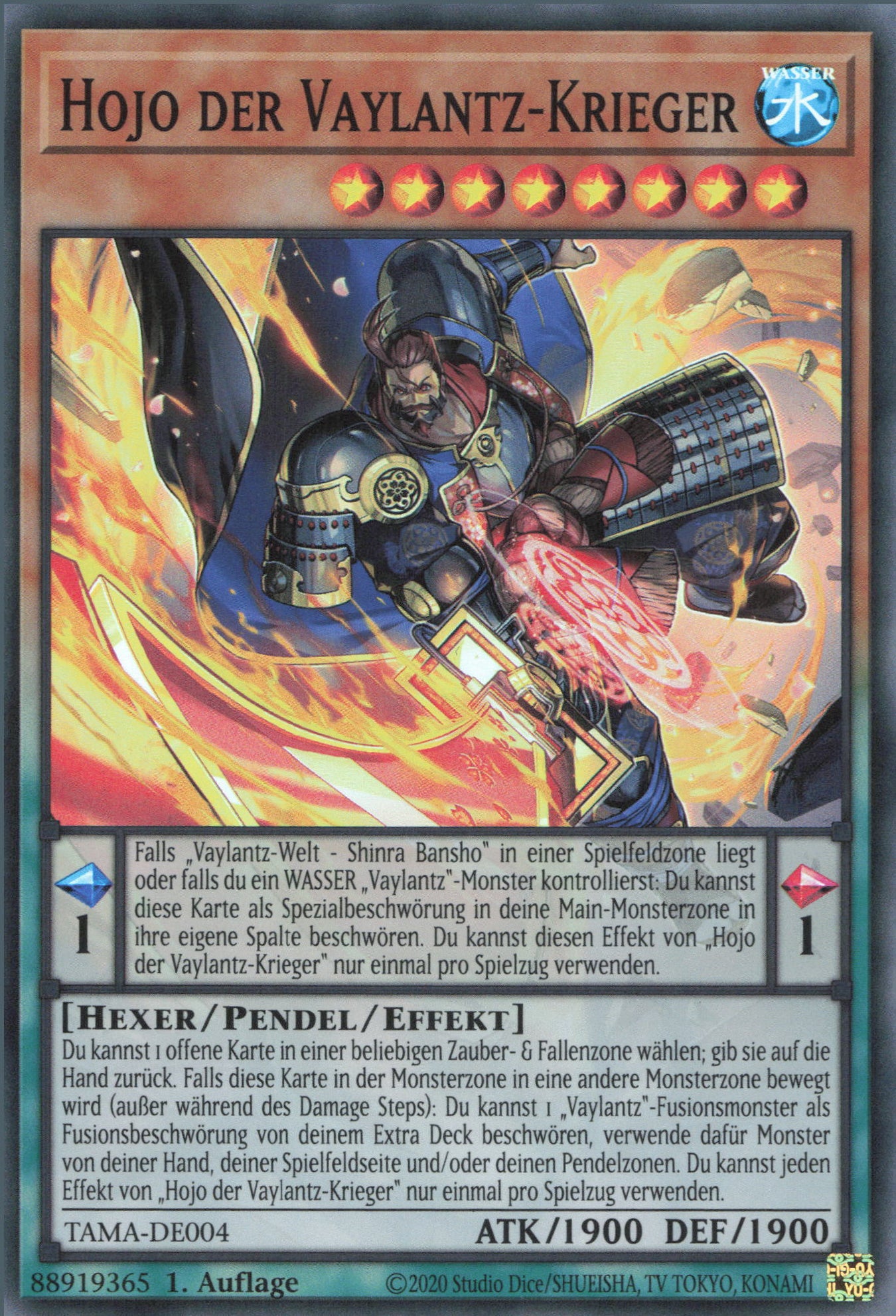 Yu-Gi-Oh! Hojo der Vaylantz-Krieger