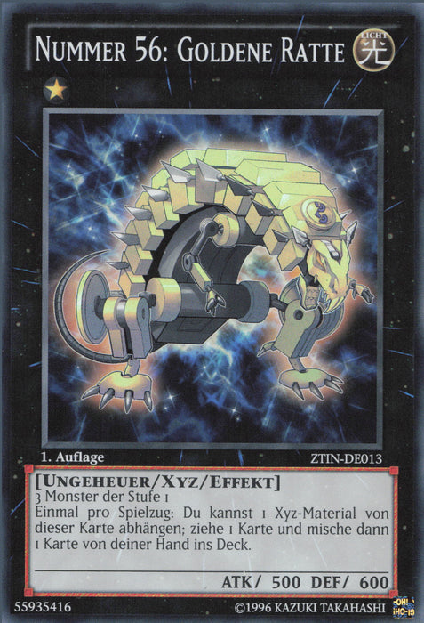 Nummer 56: Goldene Ratte ZTIN-DE013 Super Rare
