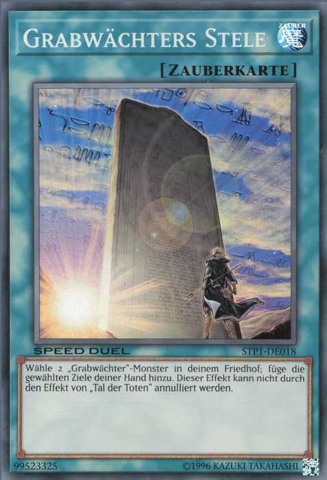 Grabwächters Stele STP1-DE018 Super Rare