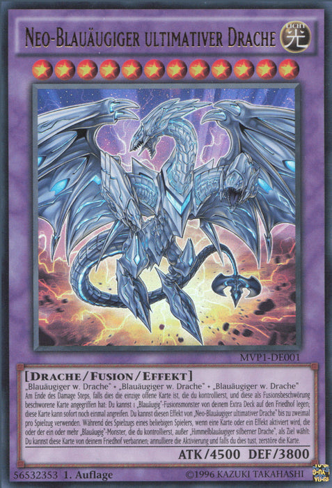 Neo-Blauäugiger ultimativer Drache (V.1) MVP1-DE001 Ultra Rare