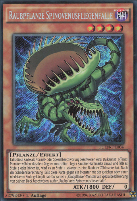 Raubpflanze Spinovenusfliegenfalle FUEN-DE004 Secret Rare