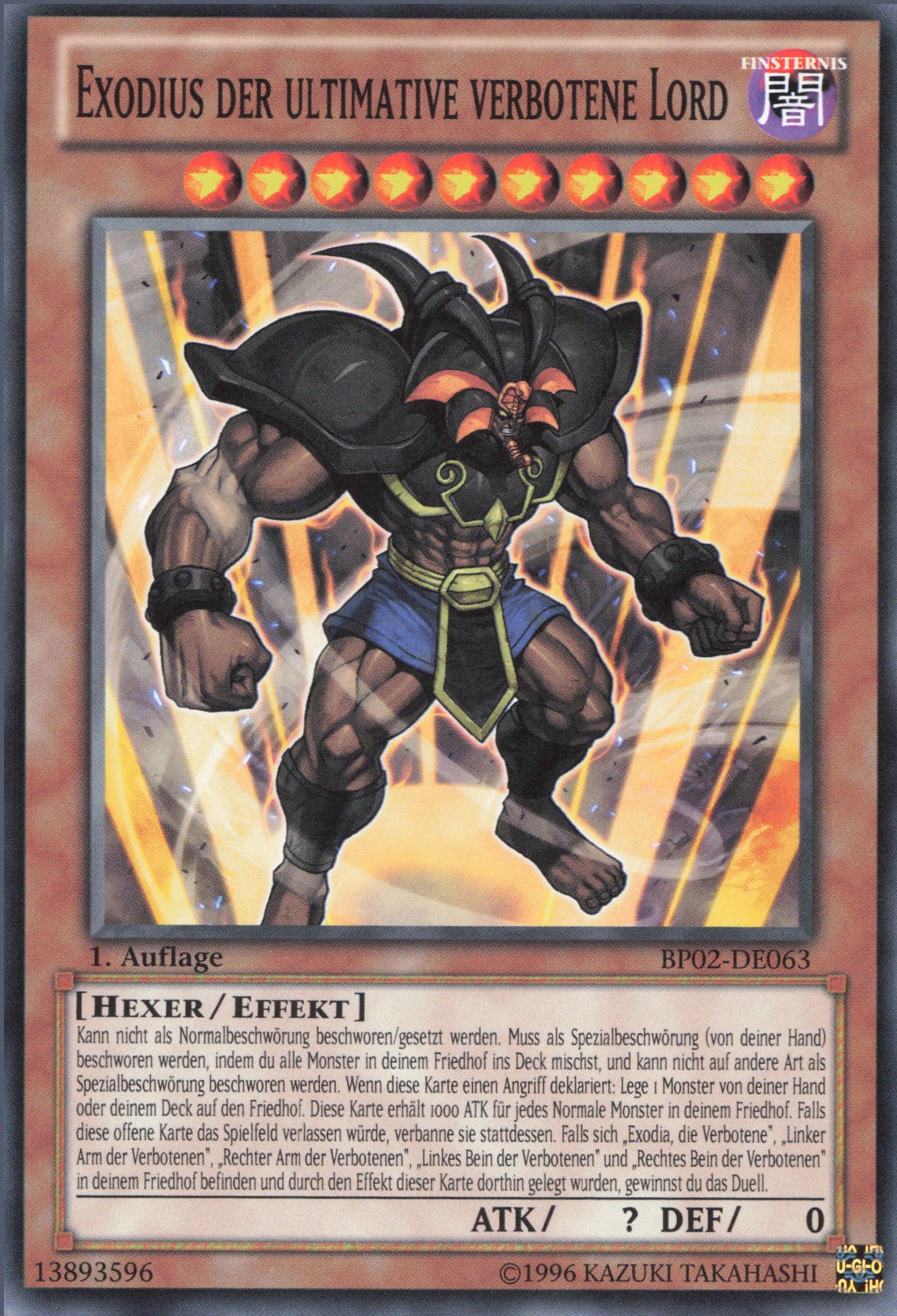 Yu-Gi-Oh! Exodius der ultimative verbotene Lord (V.1)