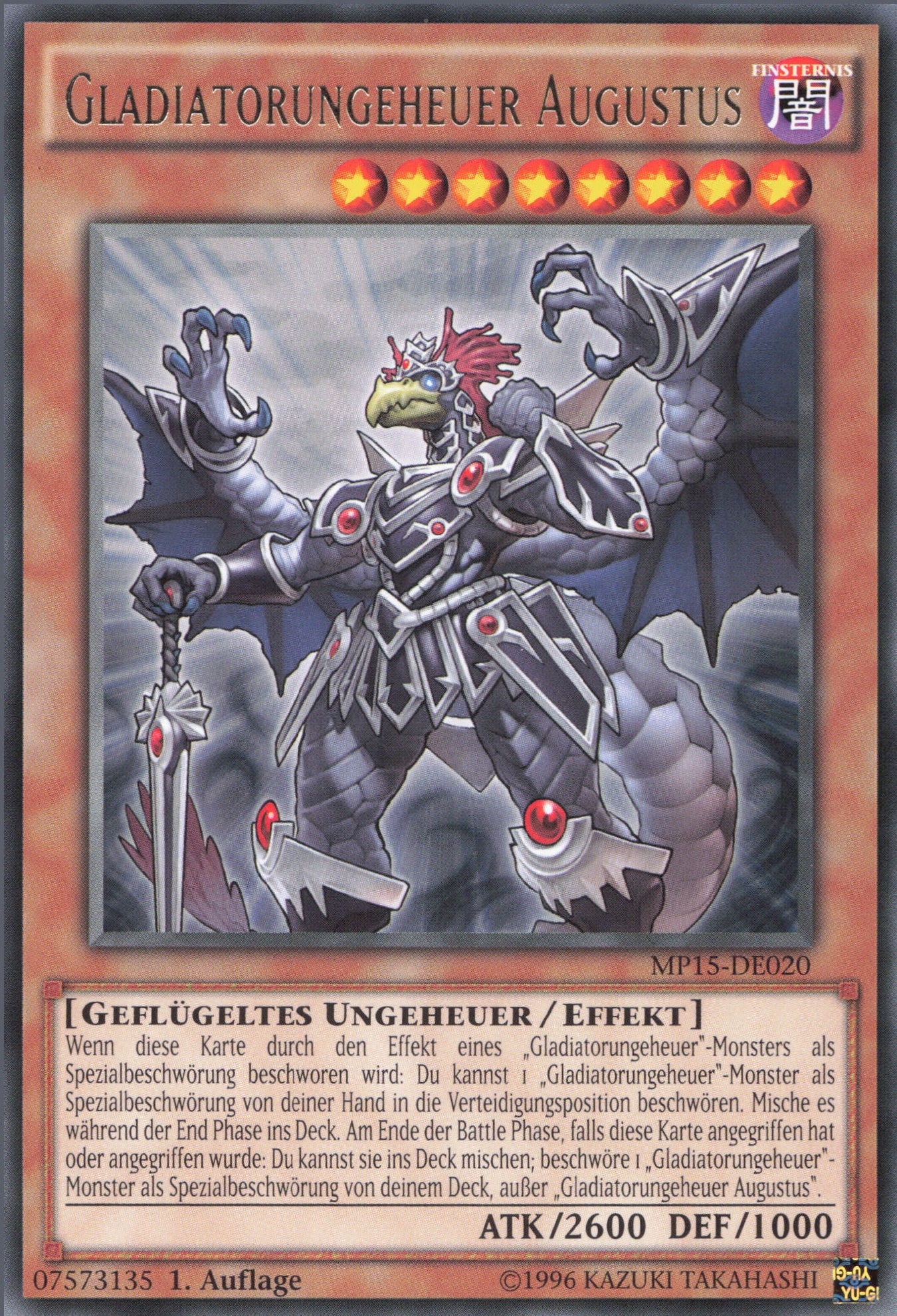 Yu-Gi-Oh! Gladiatorungeheuer Augustus