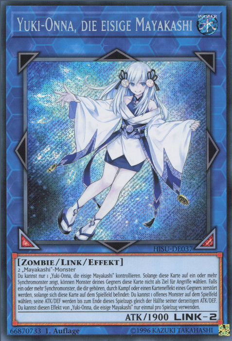 Yuki-Onna, die eisige Mayakashi HISU-DE037 Secret Rare