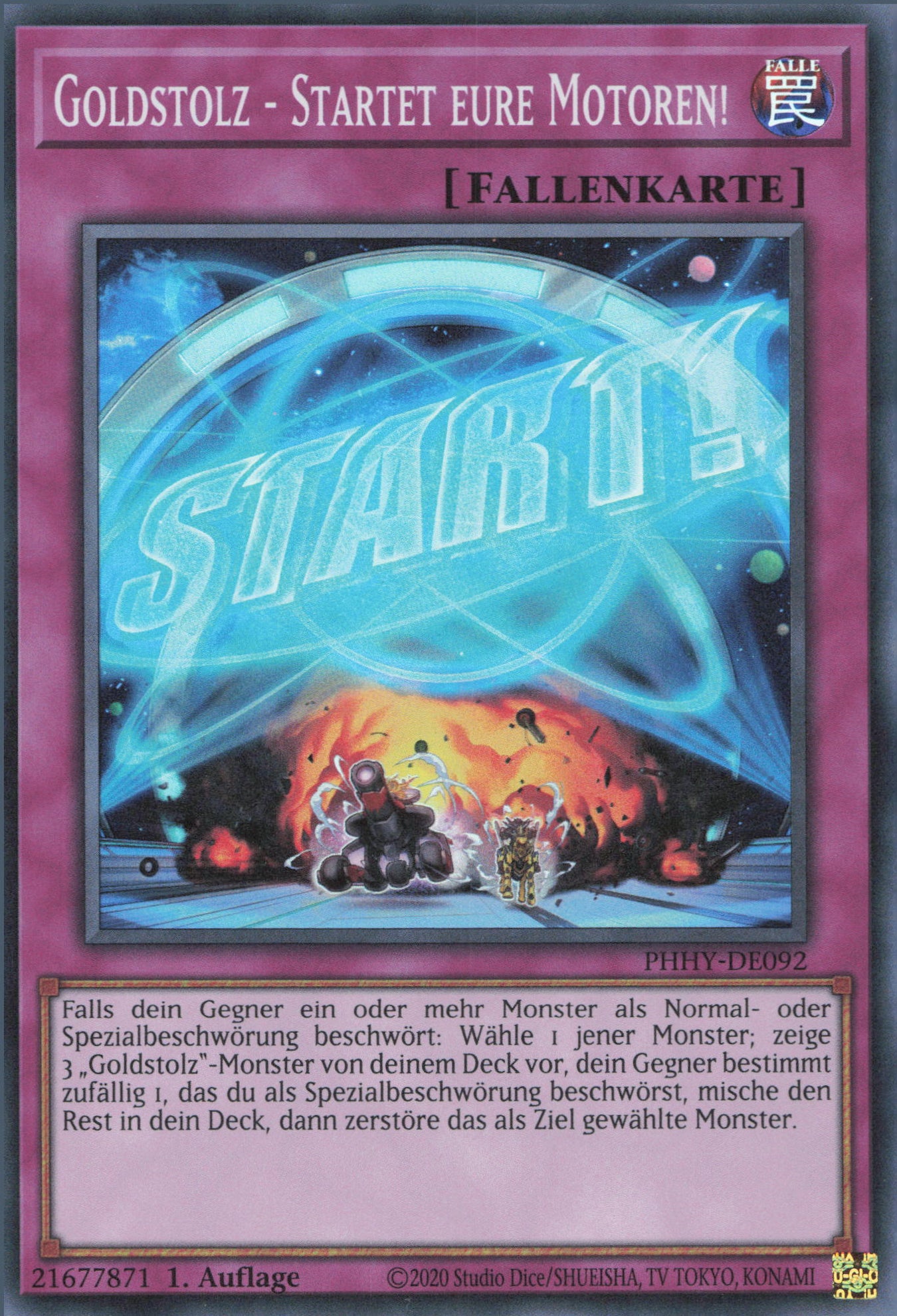 Yu-Gi-Oh! Goldstolz - Startet eure Motoren!