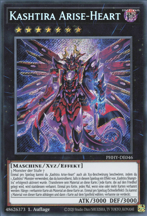 Kashtira Arise-Heart (V.1) PHHY-DE046 Secret Rare