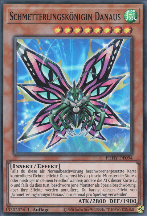 Schmetterlingskönigin Danaus PHHY-DE094 Super Rare