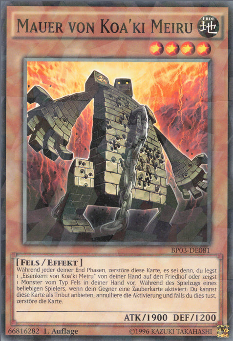 Mauer von Koa'ki Meiru (V.2) BP03-DE081 Shatterfoil