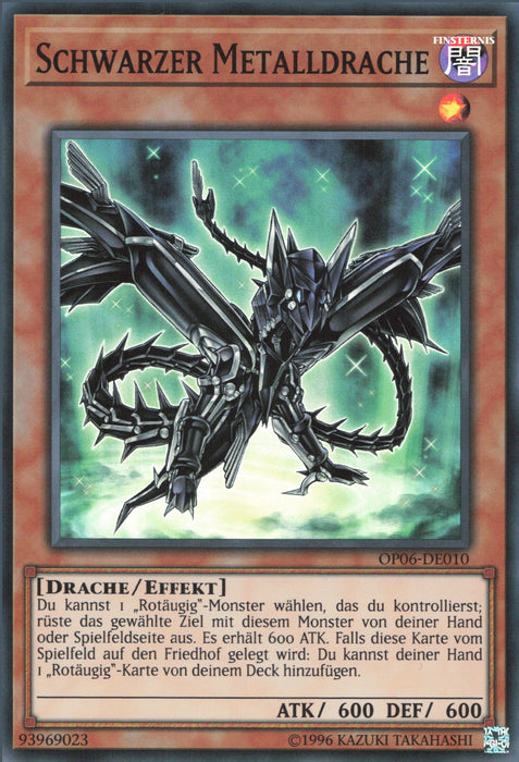 Schwarzer Metalldrache OP06-DE010 Super Rare