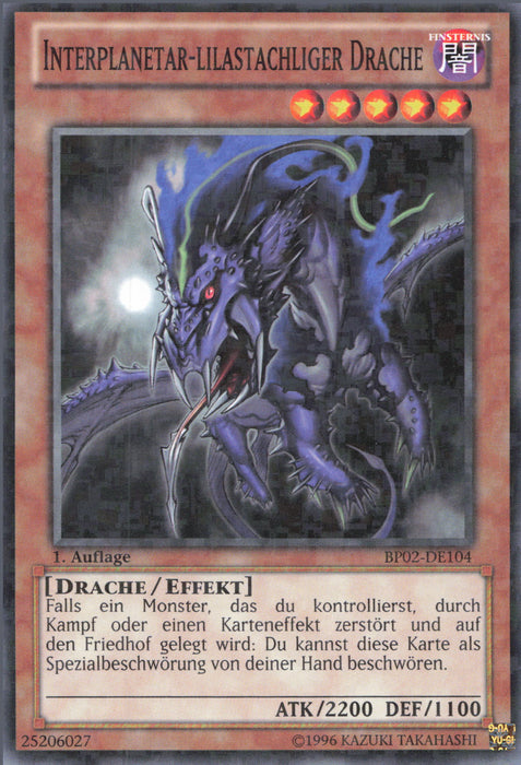 Interplanetar-Lilastachliger Drache (V.2) BP02-DE104 Mosaic Rare