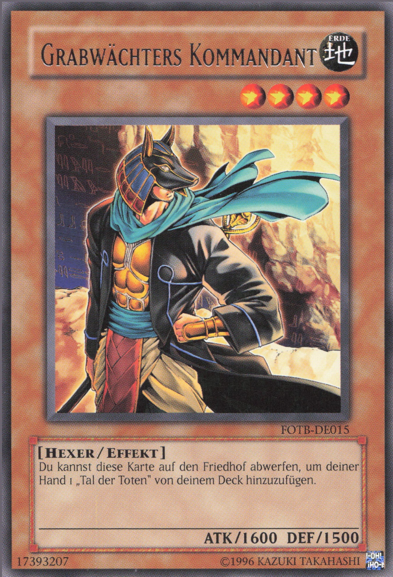 Yu-Gi-Oh! Grabwächters Kommandant (V.1)