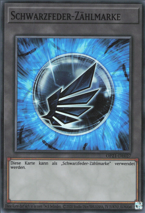 Black Feather Counter OP21-DE027 Token