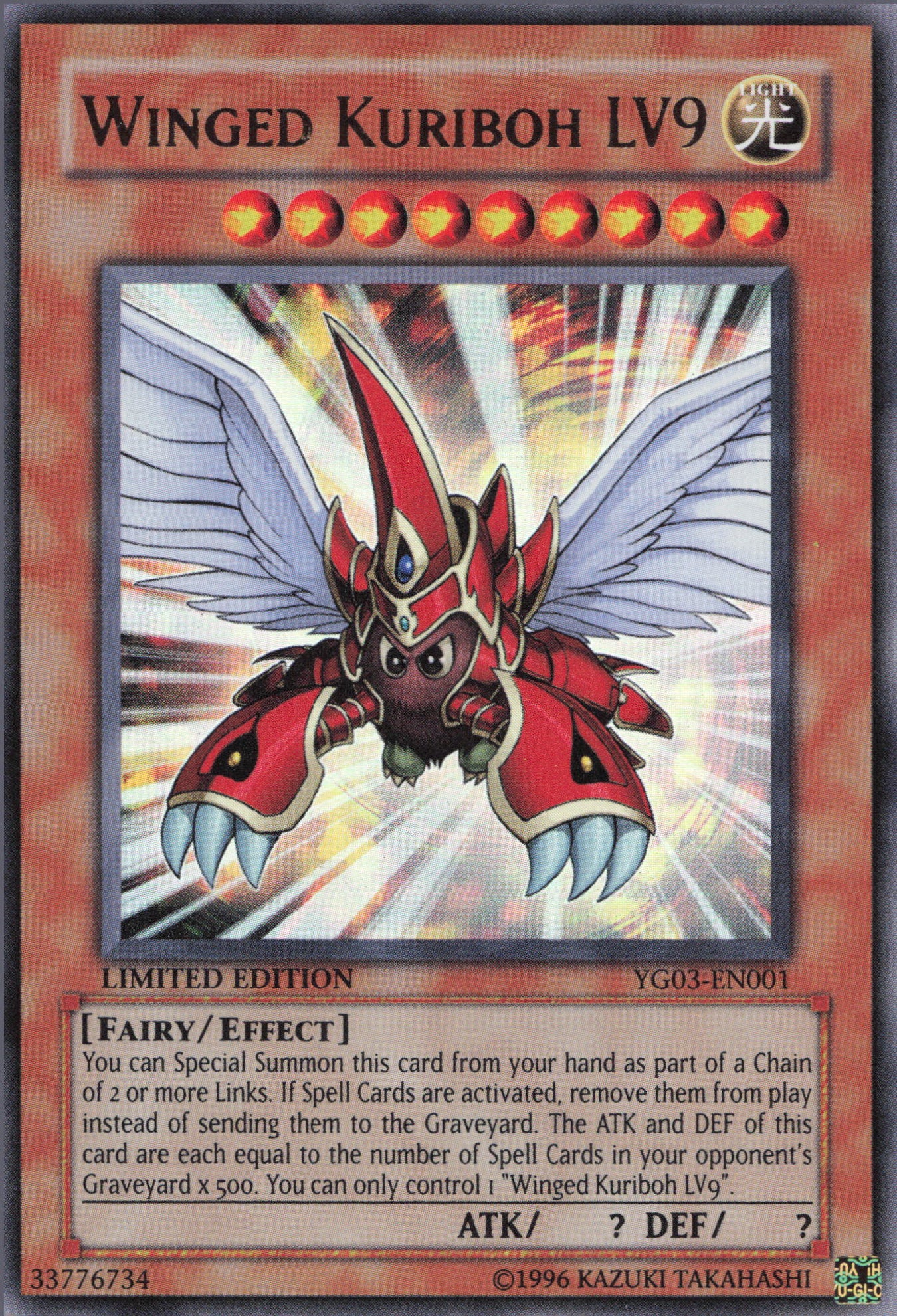 Yu-Gi-Oh! Geflügelter Kuriboh LV9