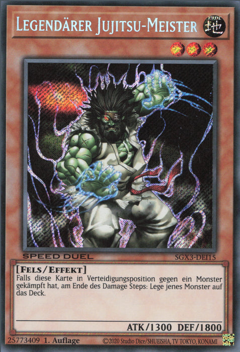 Legendärer Jujitsu-Meister (V.2) SGX3-DEI15 Secret Rare