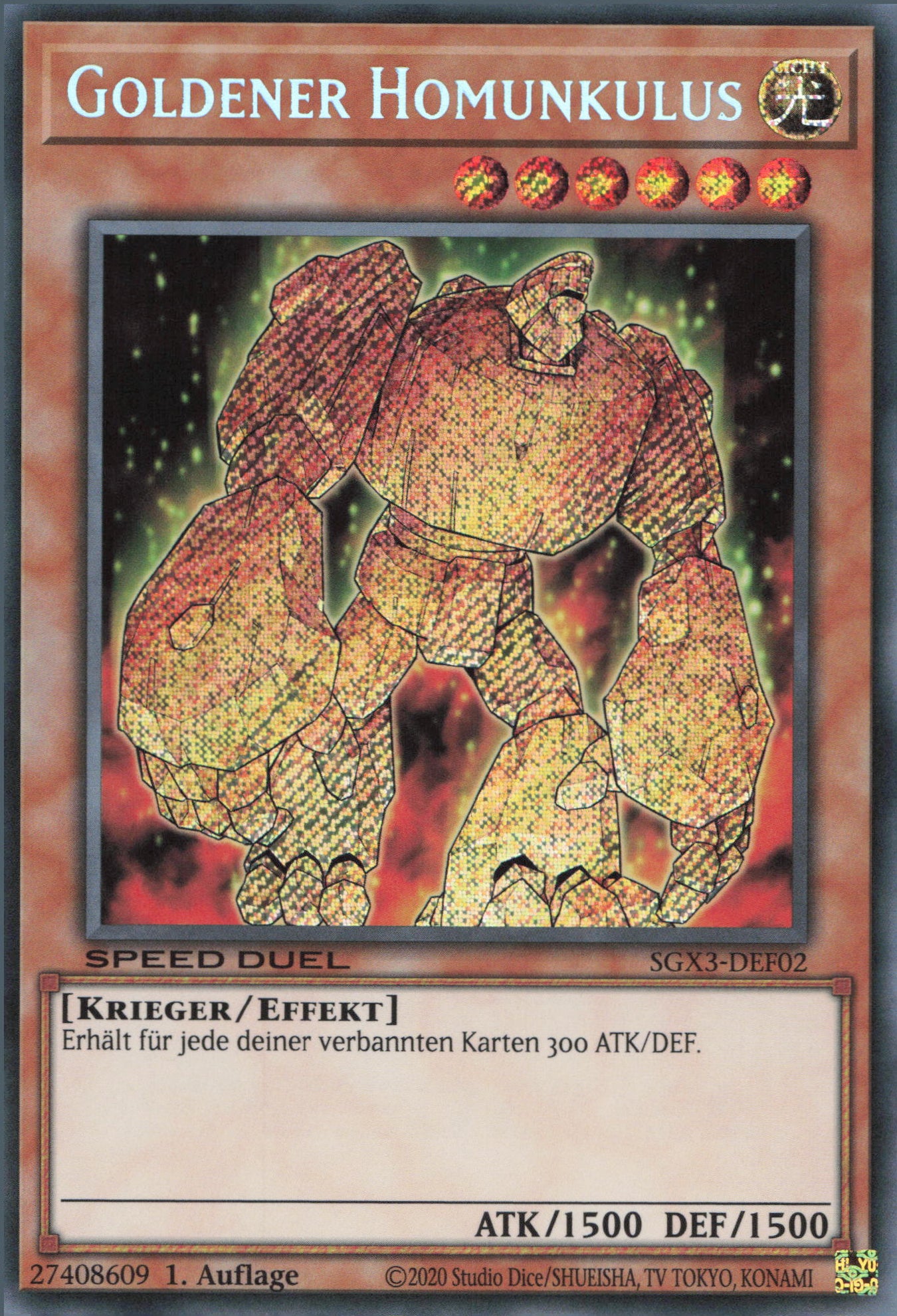 Yu-Gi-Oh! Goldener Homunkulus