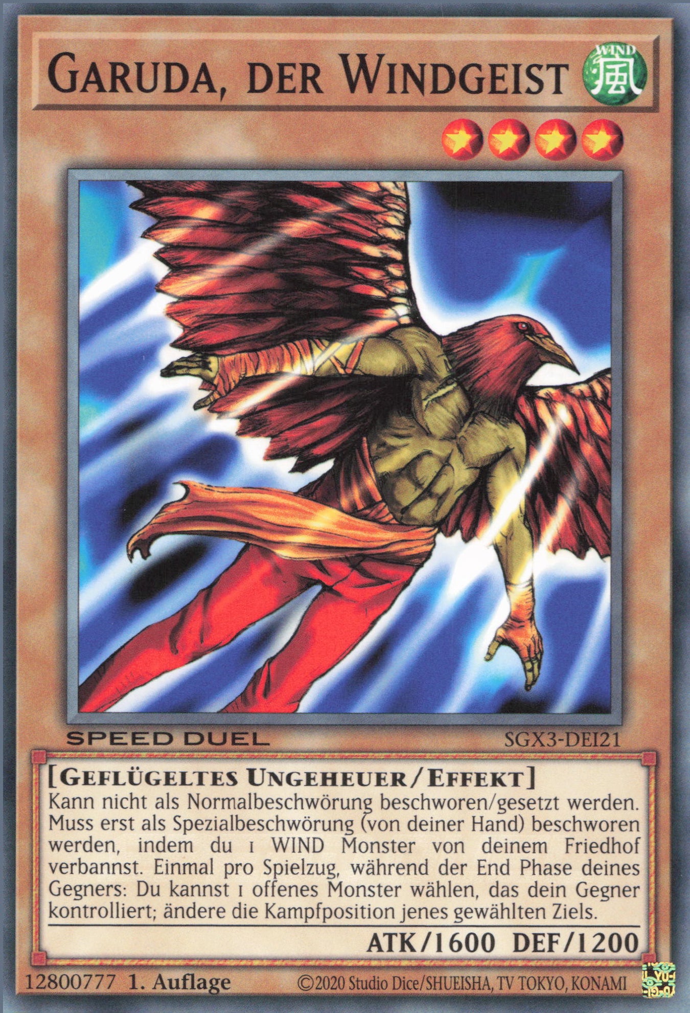 Yu-Gi-Oh! Garuda, der Windgeist