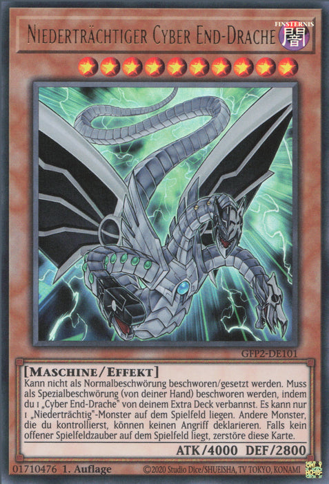 Niederträchtiger Cyber End-Drache GFP2-DE101 Ultra Rare