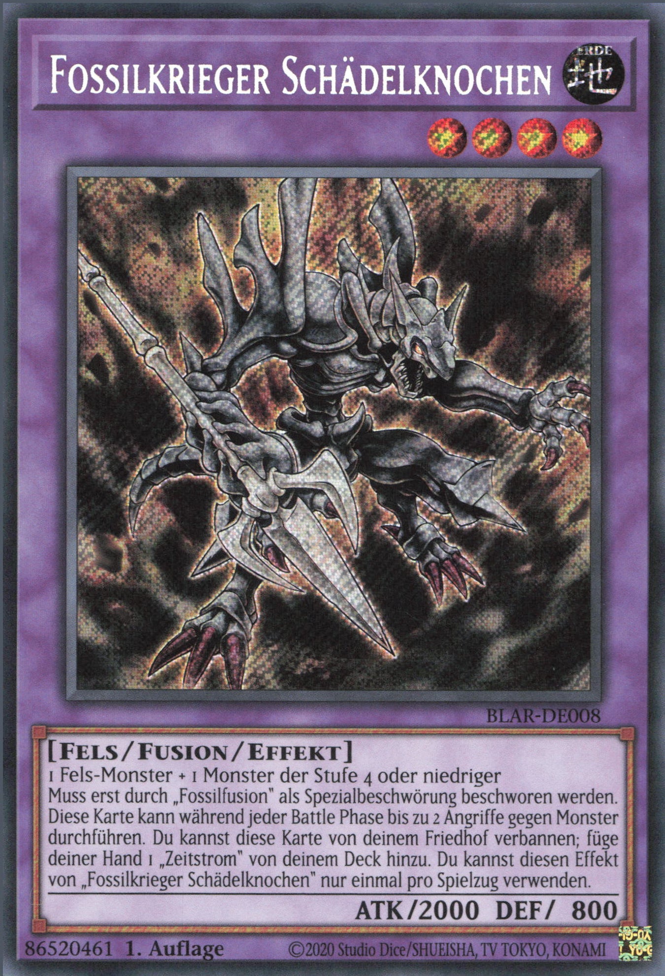 Yu-Gi-Oh! Fossilkrieger Schädelknochen