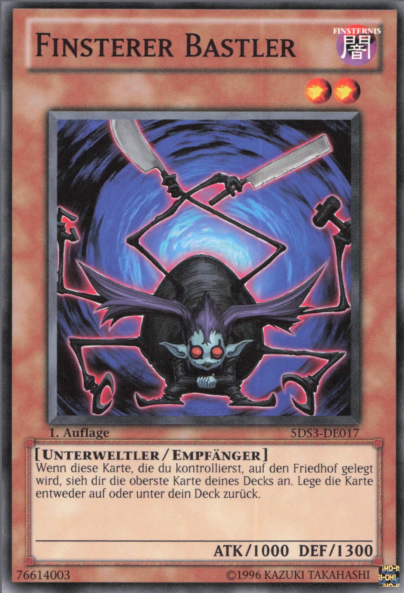 Yu-Gi-Oh! Finsterer Bastler