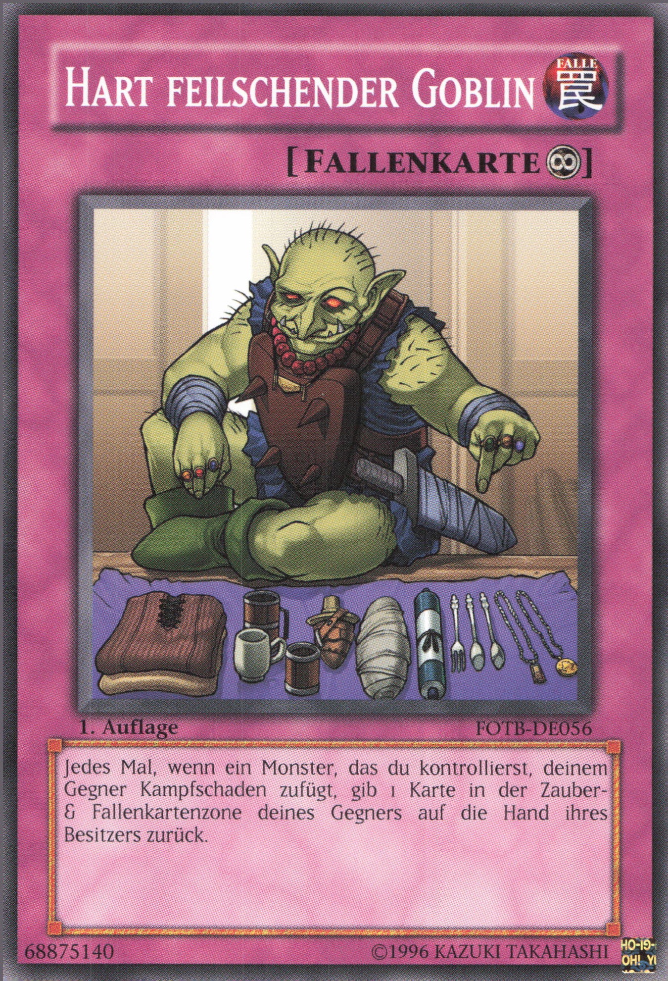Yu-Gi-Oh! Hart feilschender Goblin
