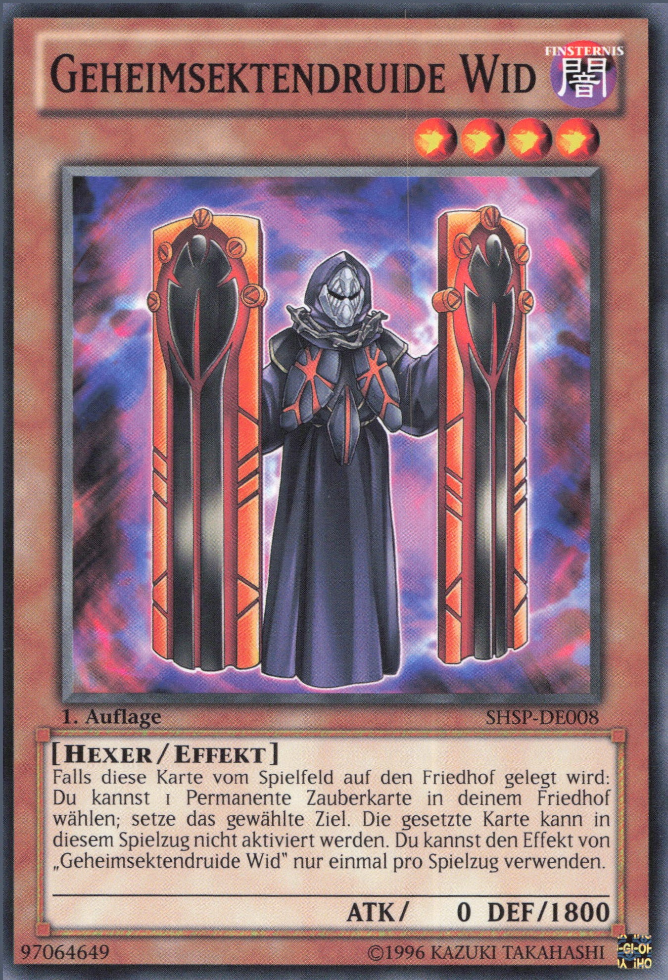 Yu-Gi-Oh! Geheimsektendruide Wid