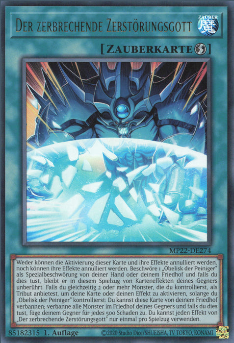 Der zerbrechende Zerstörungsgott MP22-DE274 Ultra Rare