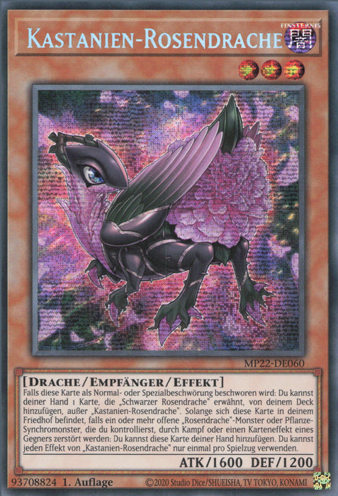 Kastanien-Rosendrache MP22-DE060 Secret Rare