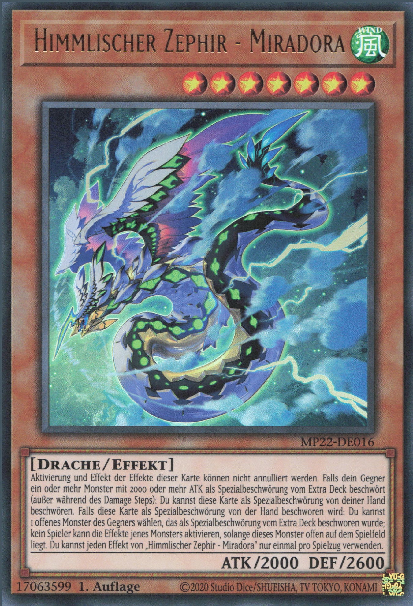 Yu-Gi-Oh! Himmlischer Zephir - Miradora