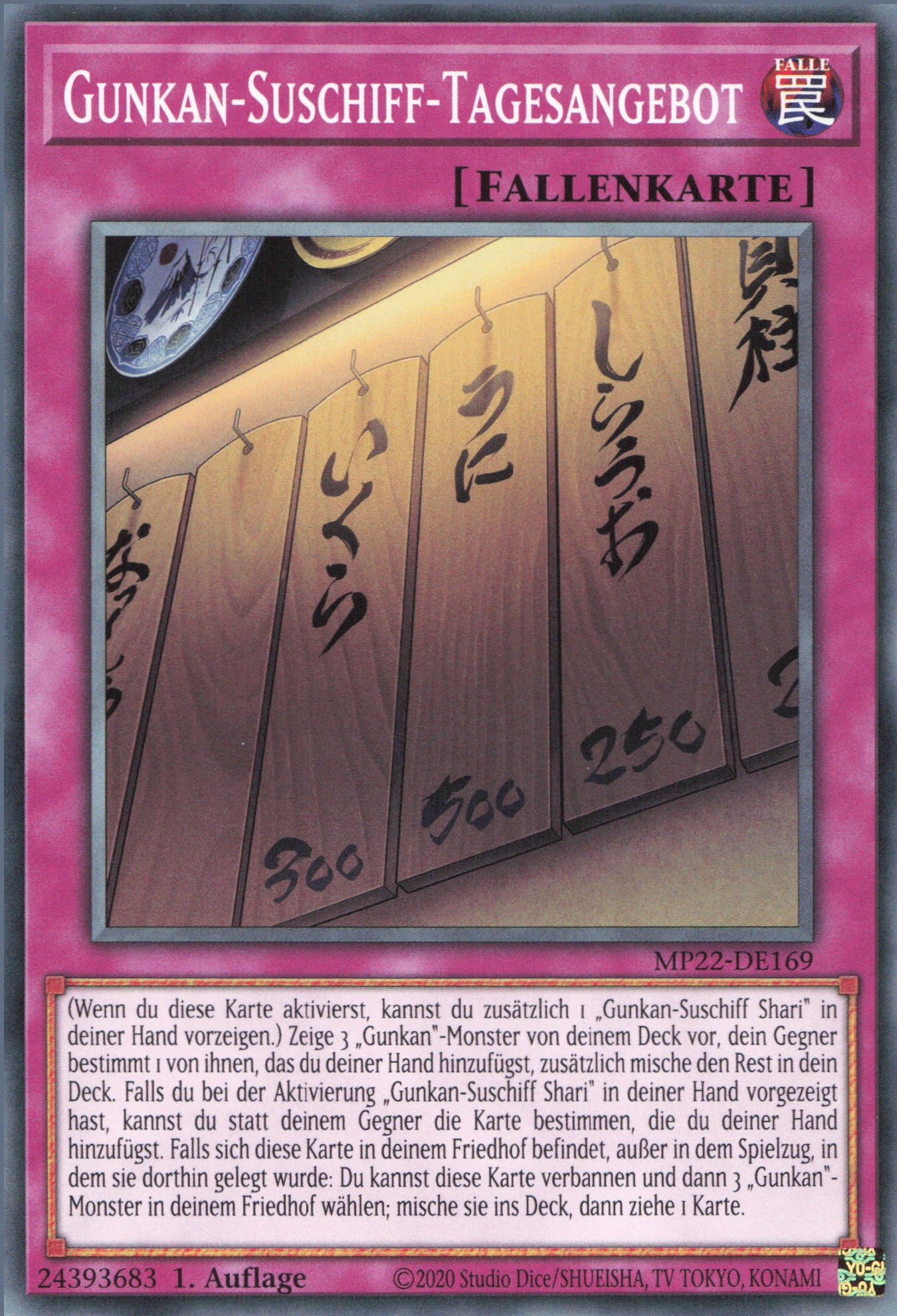 Yu-Gi-Oh! Gunkan-Suschiff-Tagesangebot