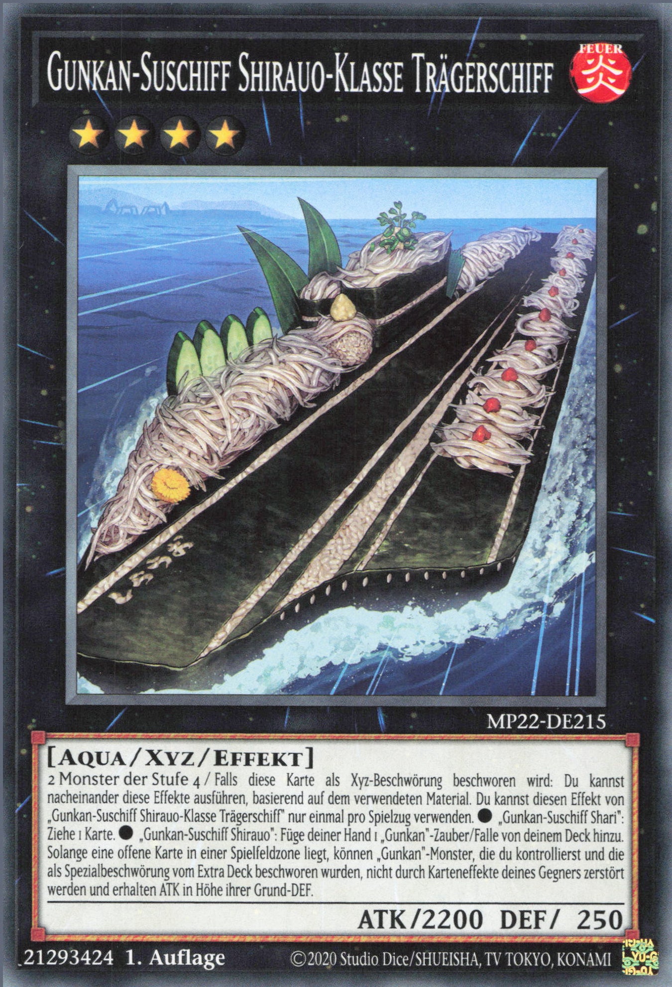 Yu-Gi-Oh! Gunkan-Suschiff Shirauo-Klasse Trägerschiff