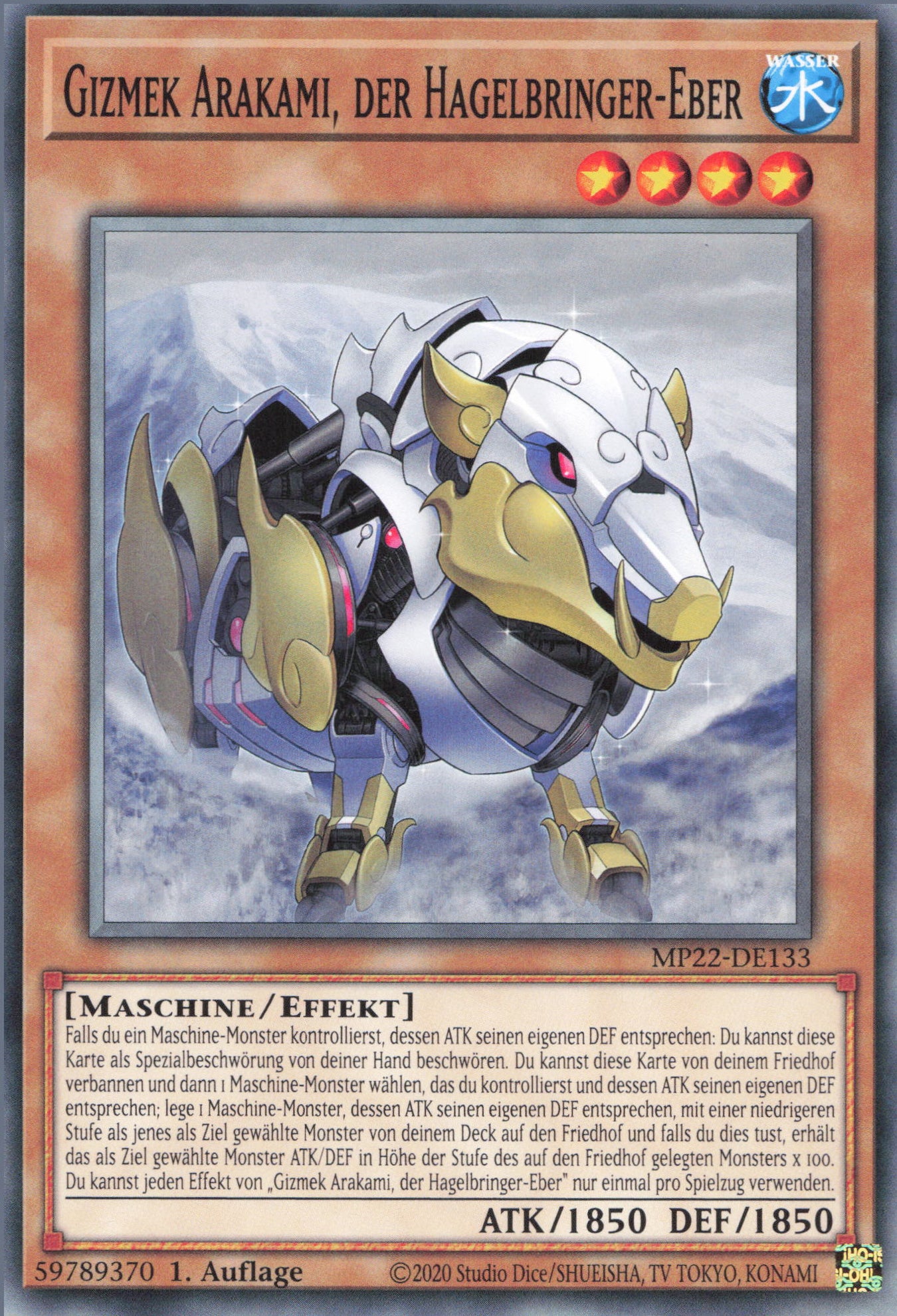 Yu-Gi-Oh! Gizmek Arakami, der Hagelbringer-Eber