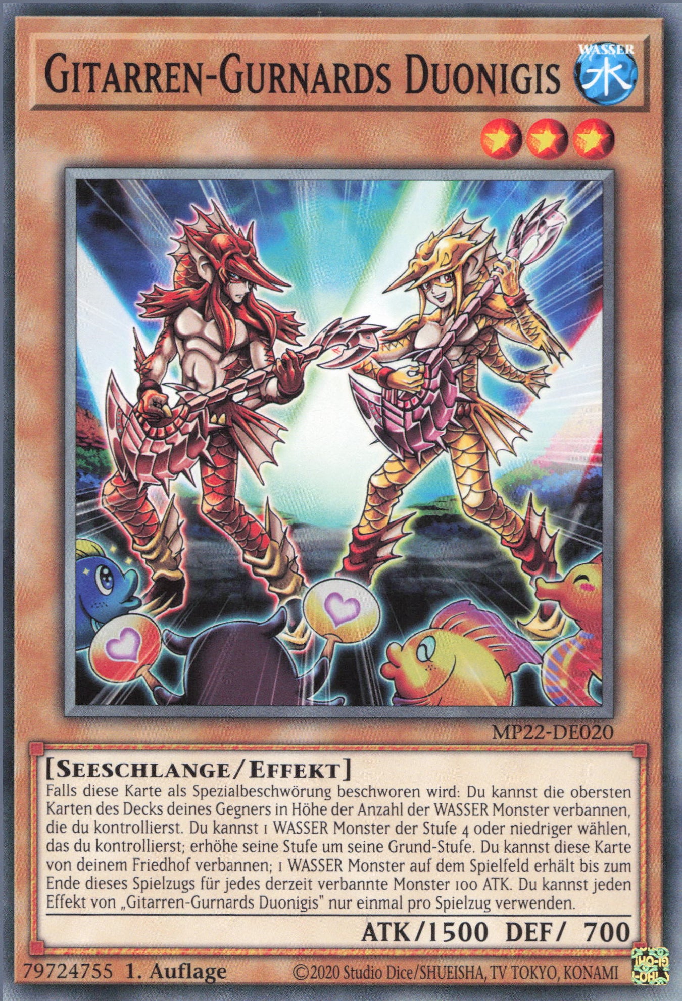 Yu-Gi-Oh! Gitarren-Gurnards Duonigis
