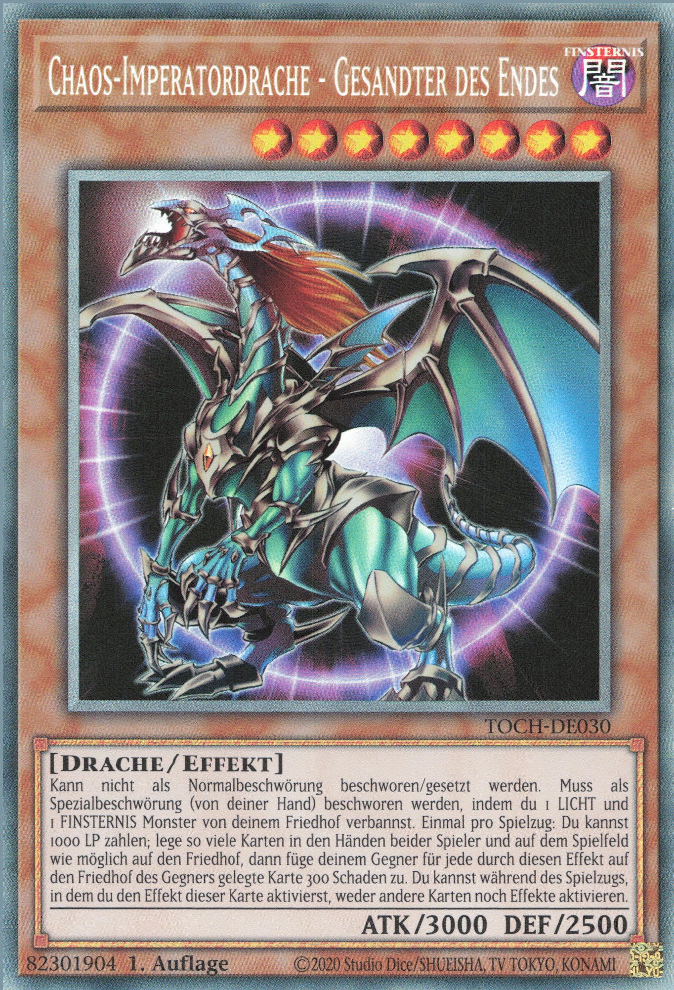 Yugioh Chaos-Imperatordrache - Gesandter des Endes (V.2) TOCH-DE030
