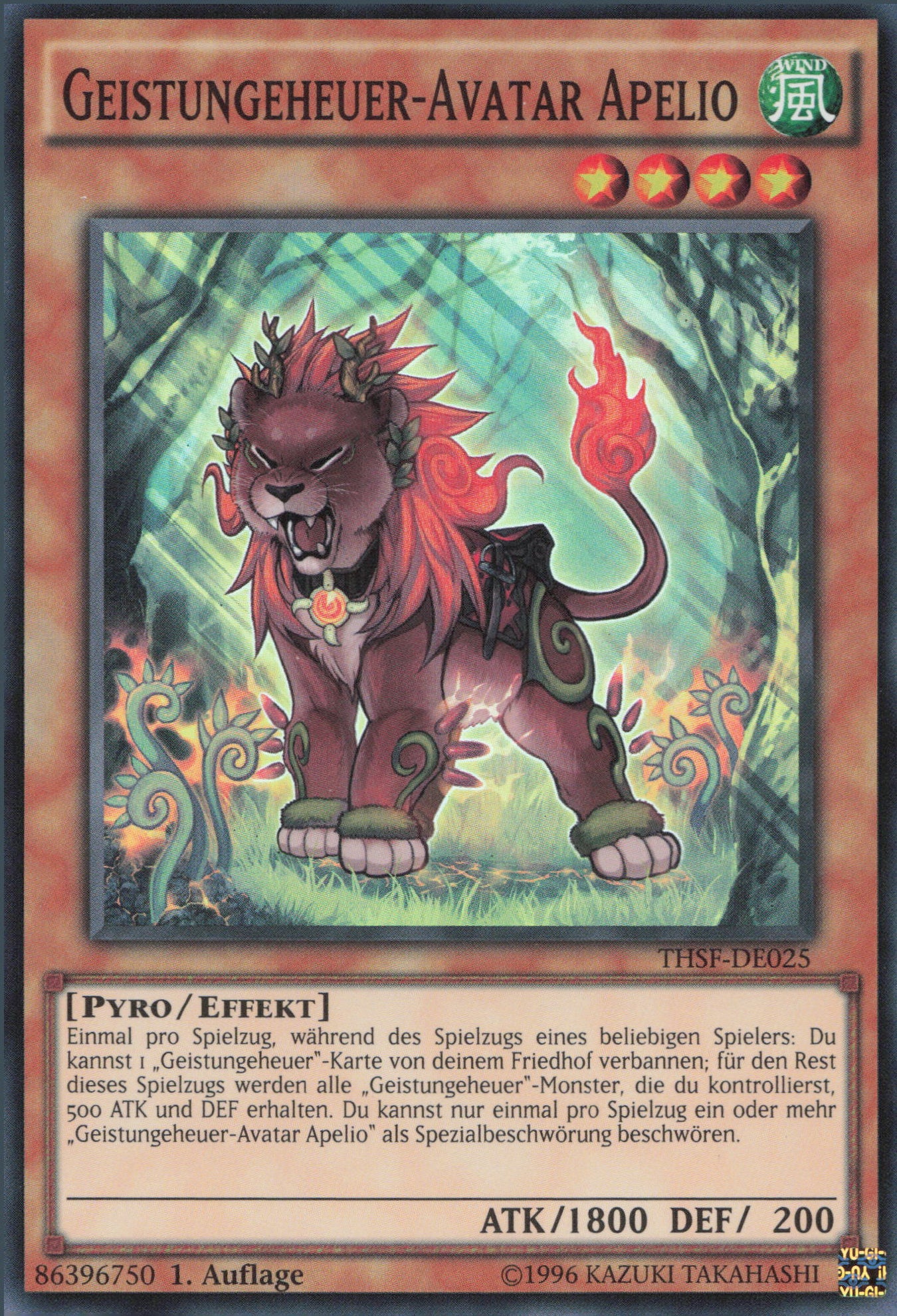 Yu-Gi-Oh! Geistungeheuer-Avatar Apelio